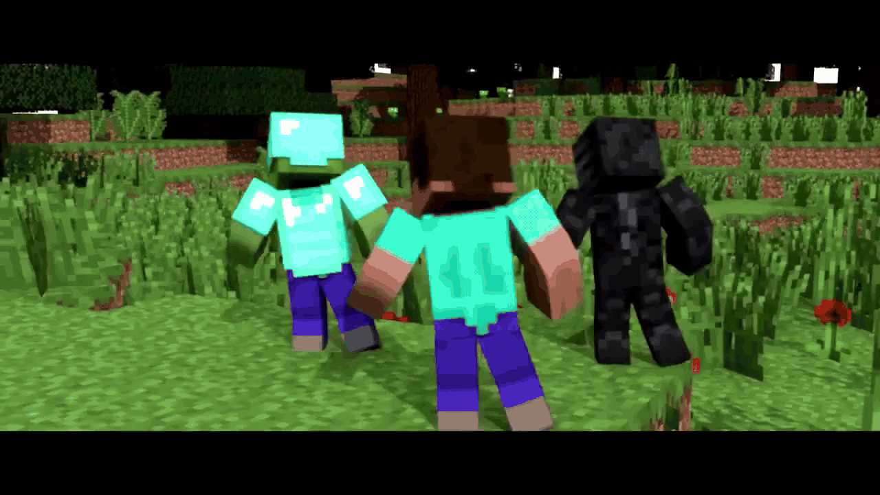 Minecraft dancing Meme