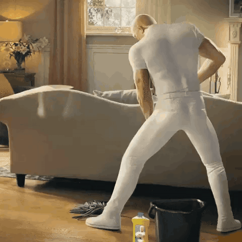 Mr clean groovy with it Meme