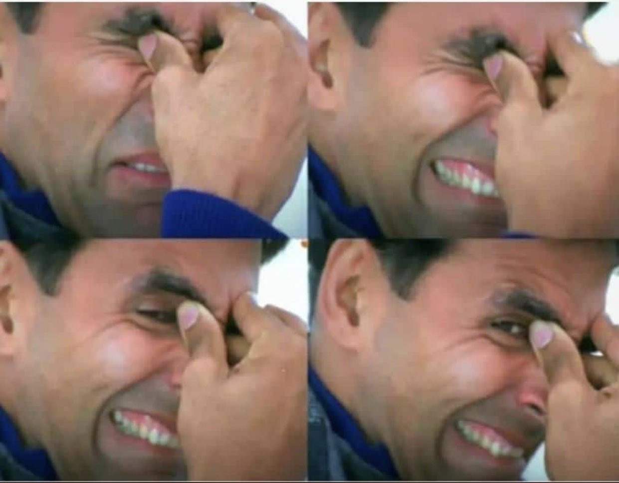 akshay kumar crying
