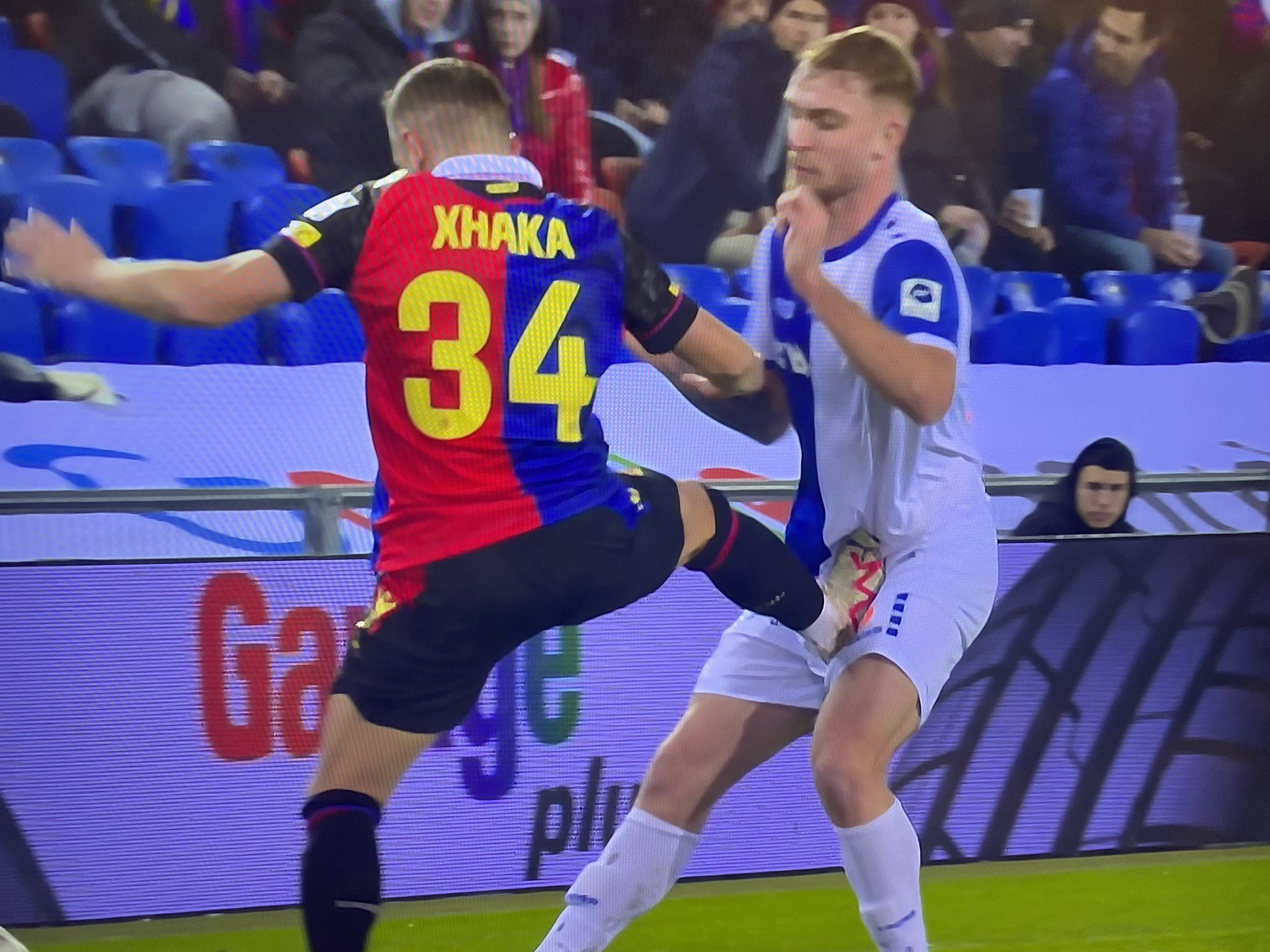 Football kick in the balls
