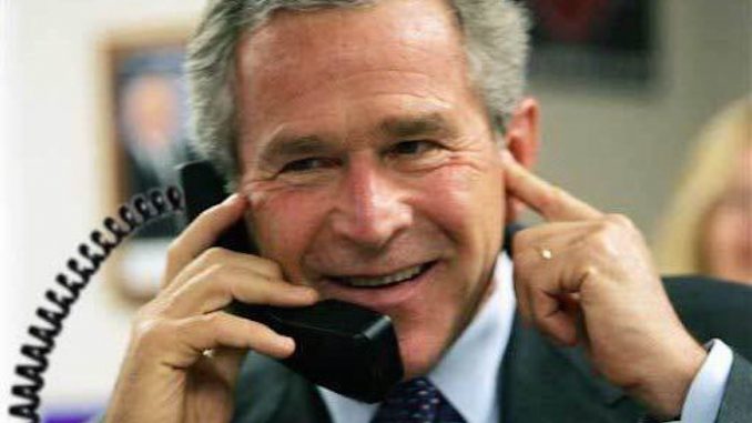 gw bush calling