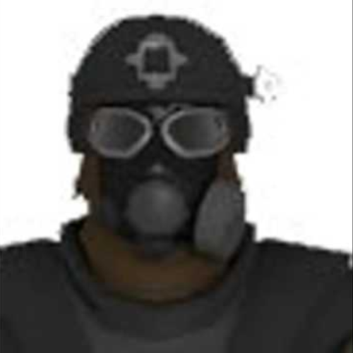 Epsilon-11 staring but its the one from SCP: Containment Breach