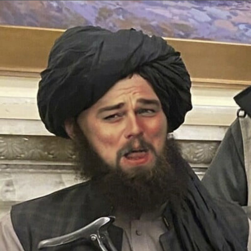 dicaprio laugh taliban