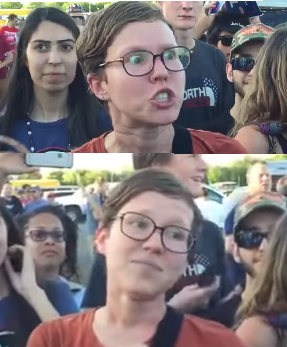 Two faced liberal snowflake