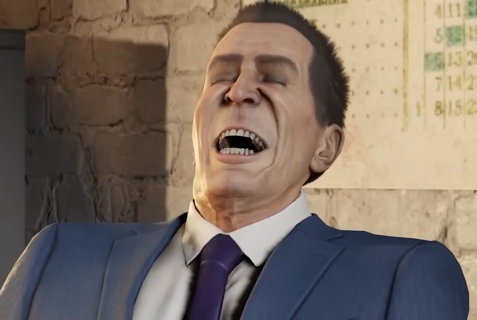 Gman Laughing like JJJ from Spiderman