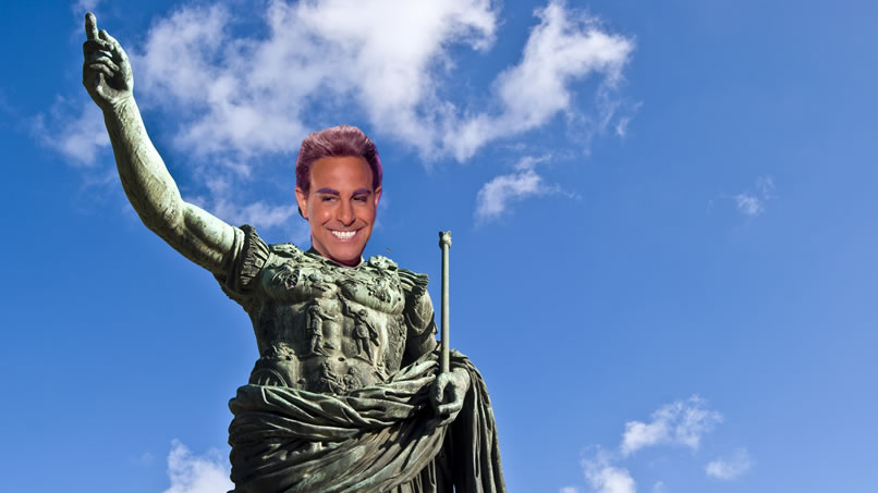 Hunger Games - Caesar Flickerman (S Tucci) Statue of Caesar
