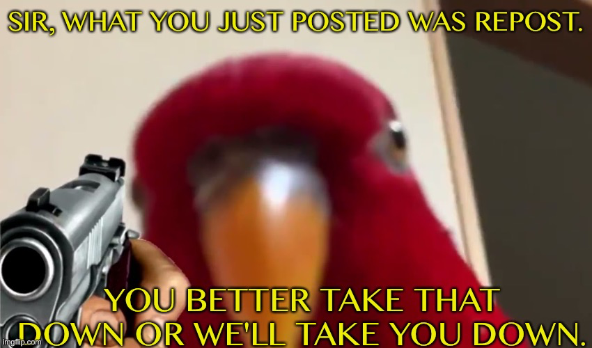 Sir what you just posted was repost