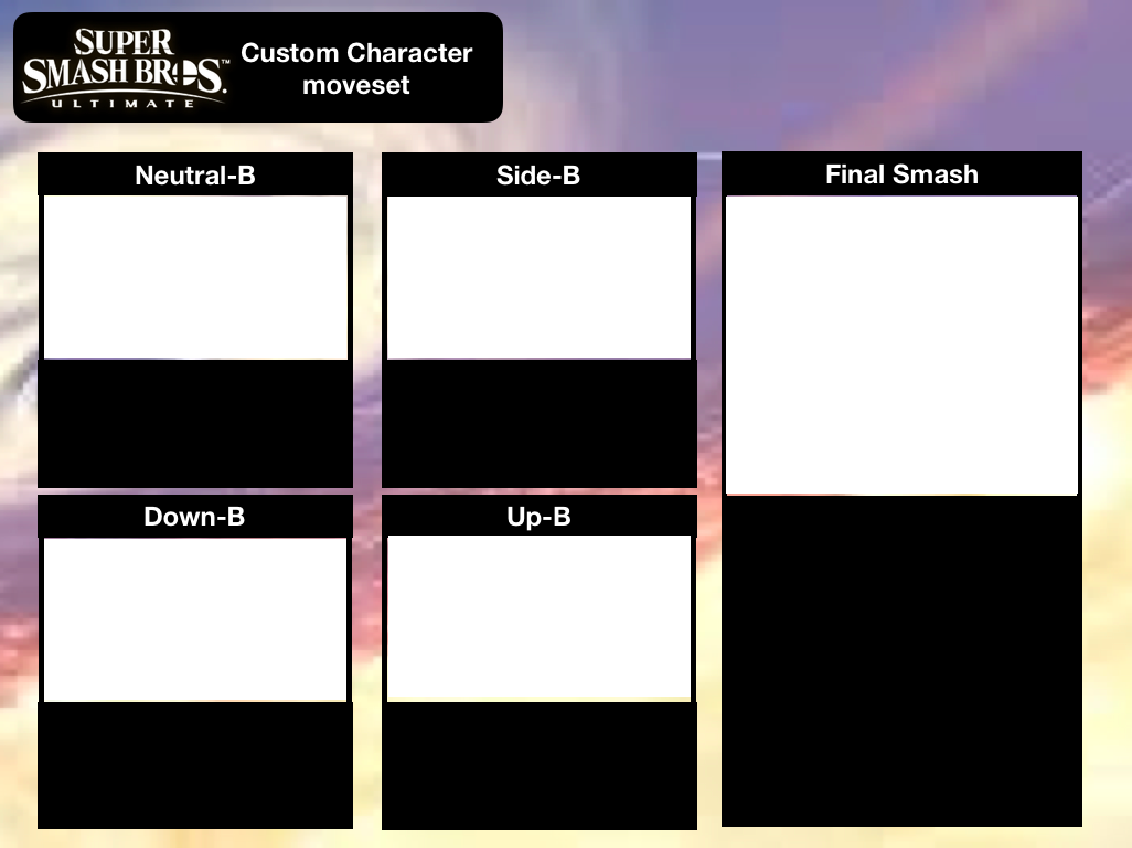 Smash Ultimate Custom Moveset